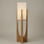 Calm Knot Handcrafted Shade Floor Lamp With Modern Aesthetic For Living Room