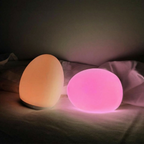 Touch Control LED Night Light with RGB Colors and Warm White, 100h Battery Life, Portable Night Lamp for Baby's Room | Euroselle