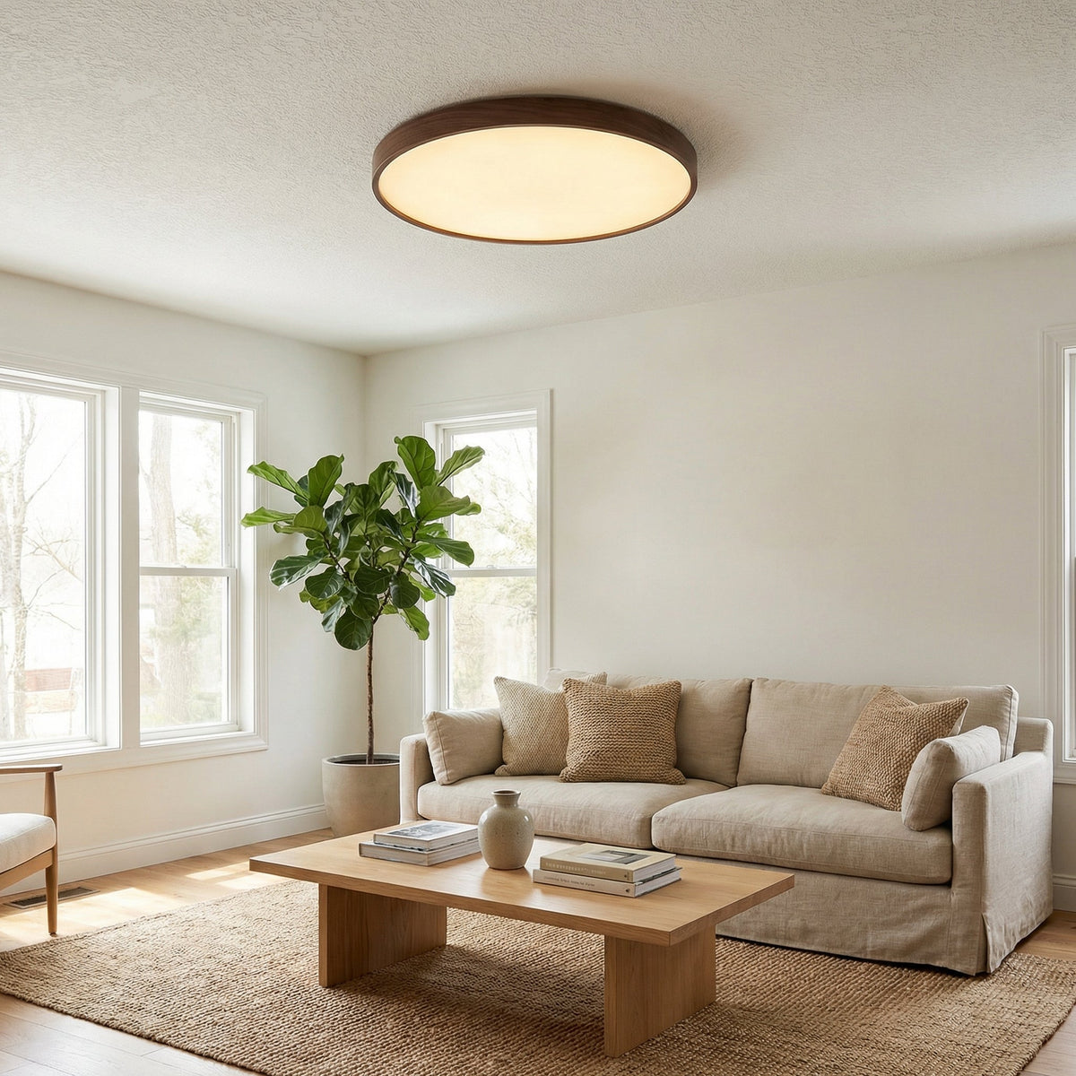 40CM Round LED Ceiling Light — Flush Mount