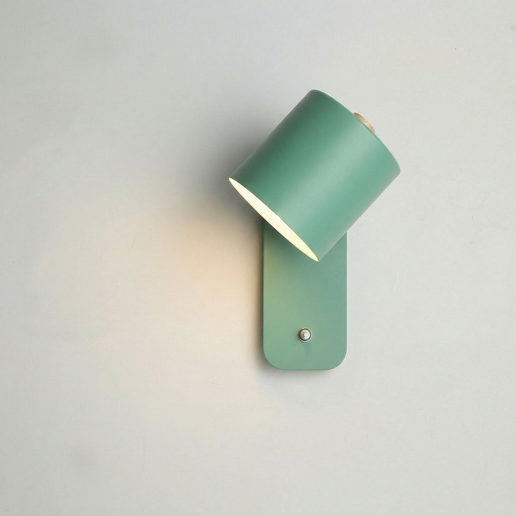 Vägglampa — nordisk justerbar design och strömbrytare
