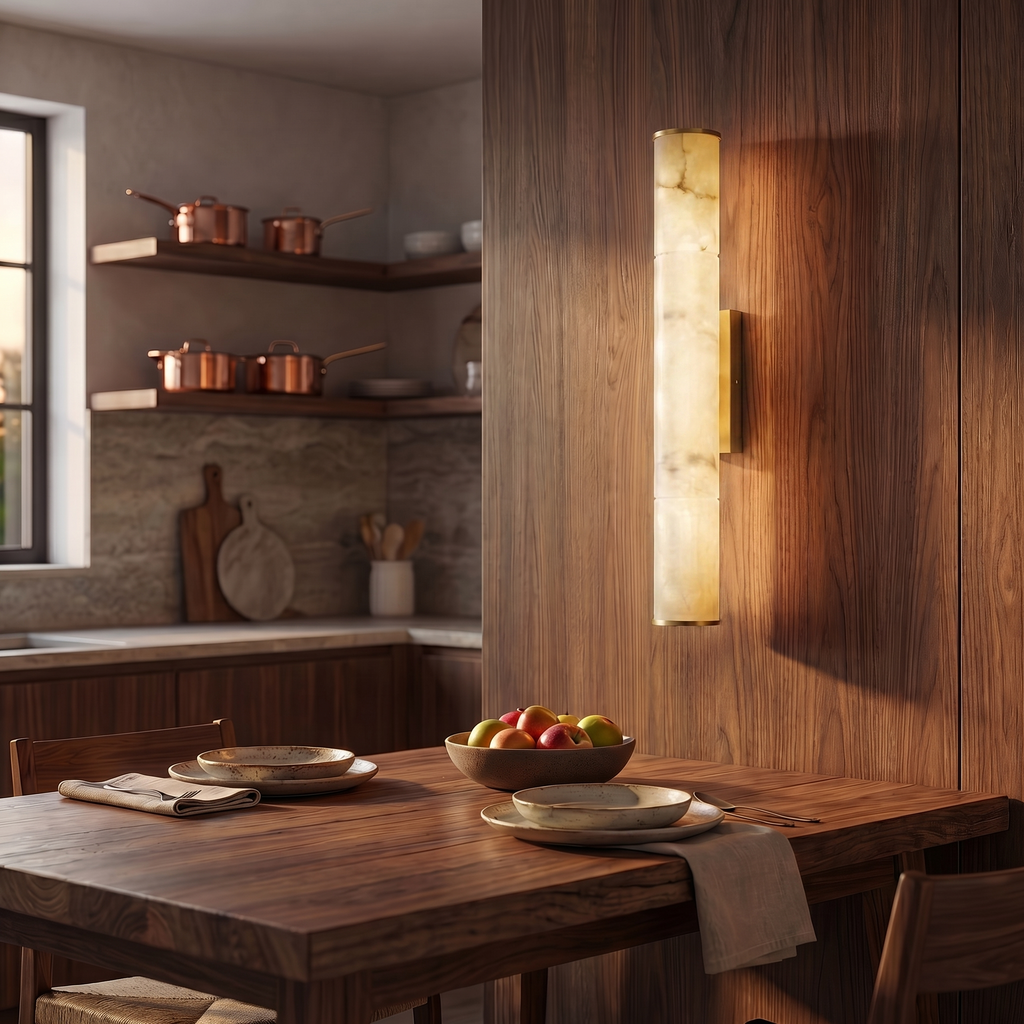 Modern LED Wall Lamp — Luxury Marble Design, Contemporary Wall Lighting