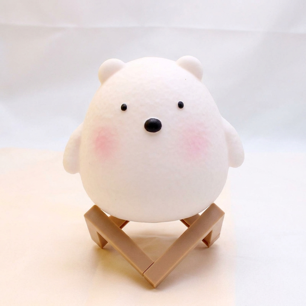 Animal Character LED Night Light, Soft Silicone, Portable, LED | Euroselle