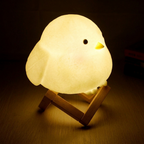 Animal Character LED Night Light, Soft Silicone, Portable, LED | Euroselle