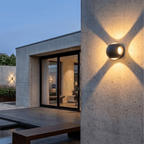 Outdoor Wall Lamp Metal LED Waterproof Exterior Porch and Patio Lighting Fixture | Euroselle
