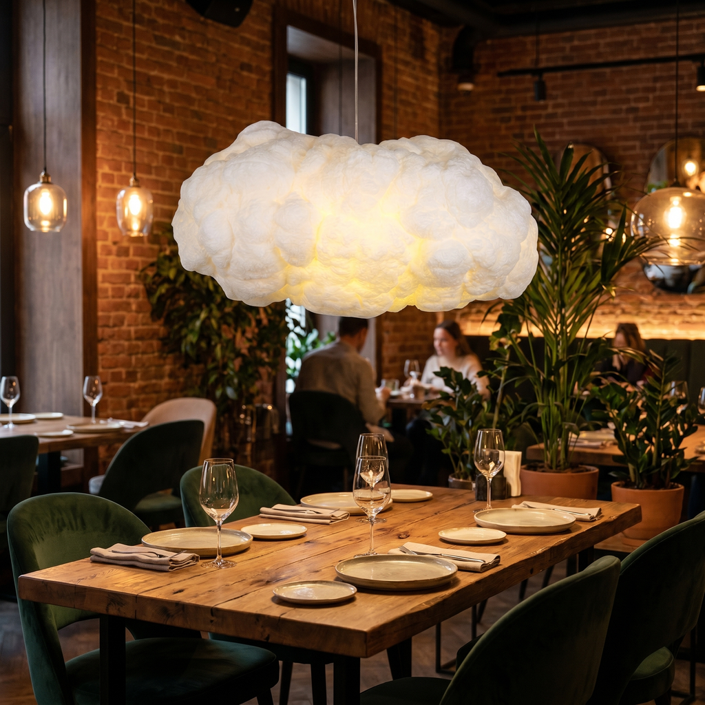 Suspension nuage moderne — luminaire de plafond contemporain