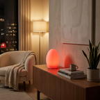 LED Night Lamp, 16-Colour Lights, USB Rechargeable, Remote Control | Euroselle
