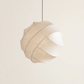 Lampada a sospensione retrattile — estetica giapponese moderna e illuminazione diffusa e morbida