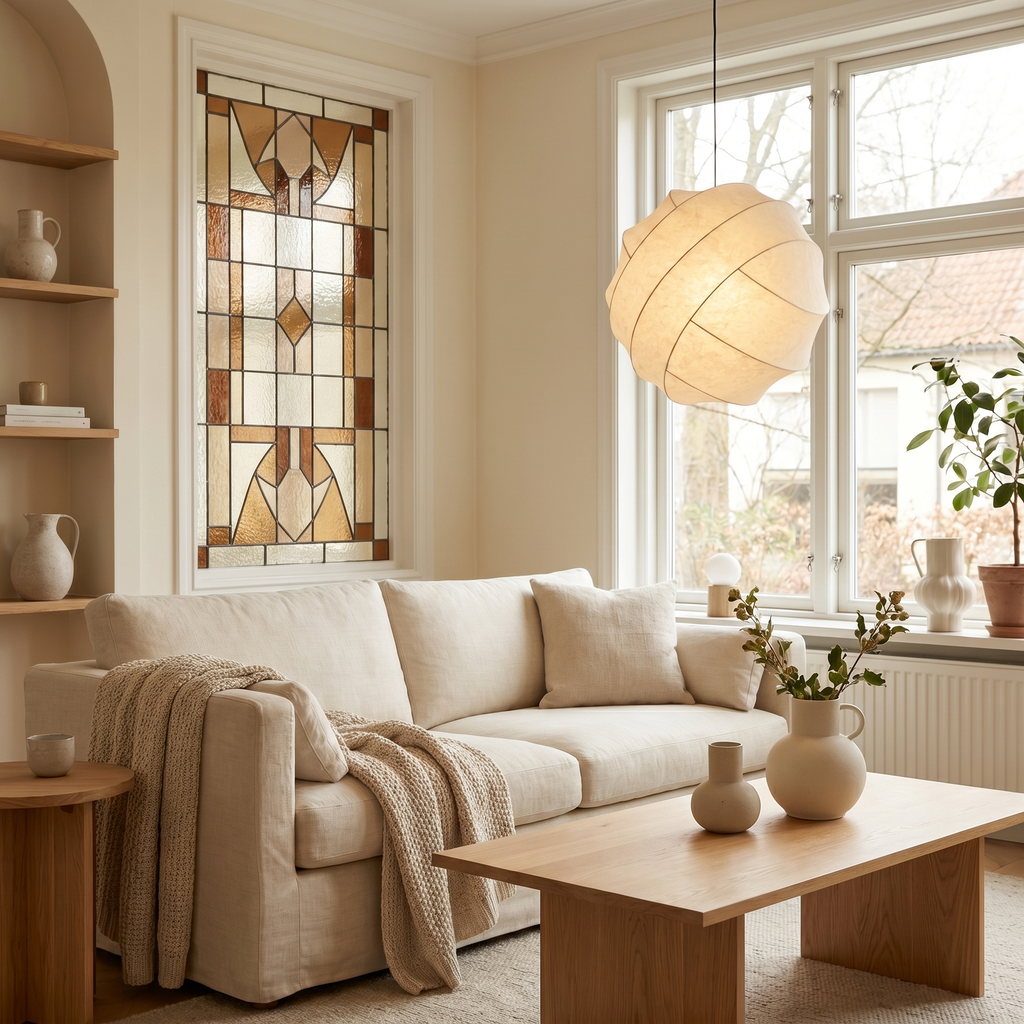 Lampada a sospensione retrattile — estetica giapponese moderna e illuminazione diffusa e morbida