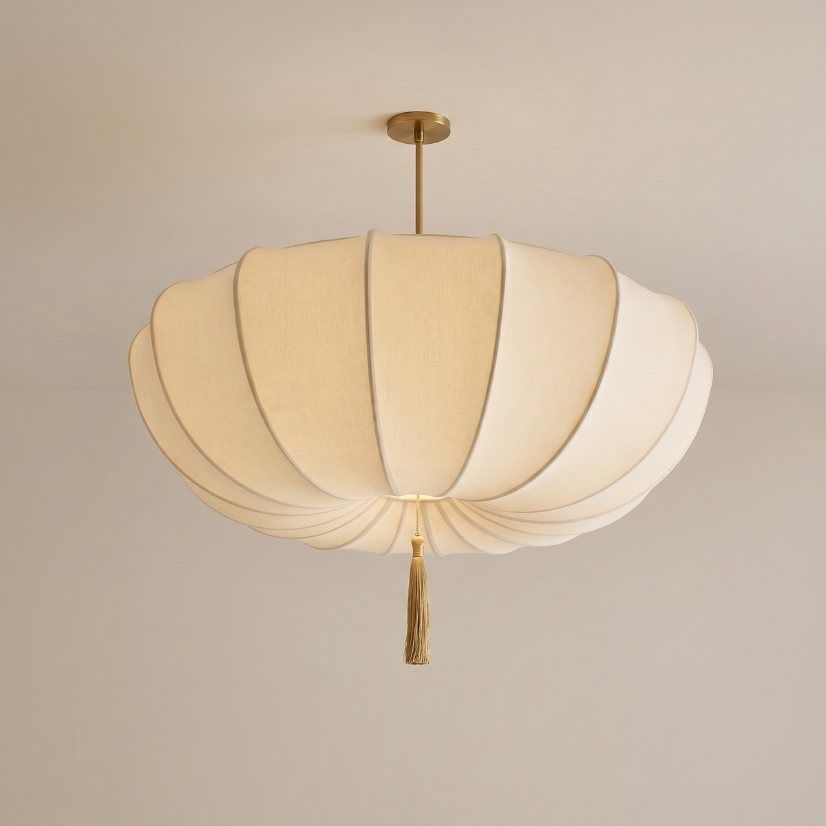 Suspension en tissu française de style nordique