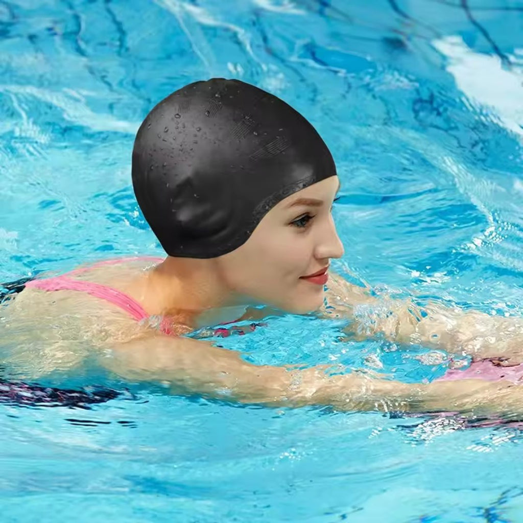 Σιλικονούχο σκουφάκι κολύμβησης HydroFit με προστασία αυτιών της Euroselle