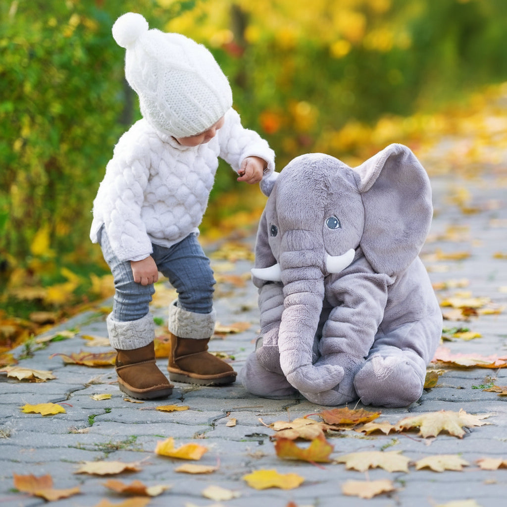Pernă de îmbrățișat în formă de elefant — Design super moale și confortabil