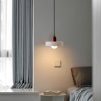 KiraGlass Geometric Bauhaus Pendant Light In Colored Glass