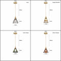 Stained Glass Pendant LED Light in Vintage Style - Bulb Included