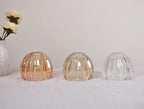 Petite Glass Flower Pendant LED Light in Vintage Style - Bulb Included