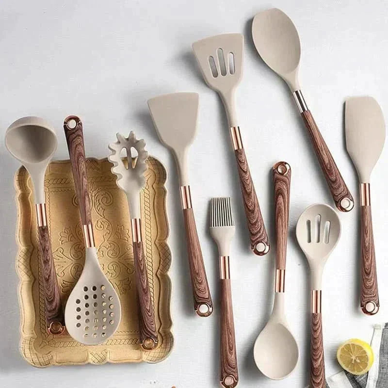 NovaGrip varmebestandigt køkkenredskabssæt i silikone