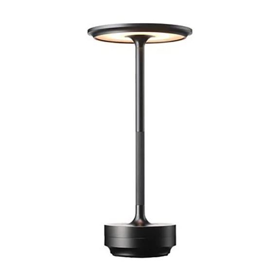 Dobíjecí kovová LED stolní lampa IP66 — dotykové ovládání, 4 úrovně