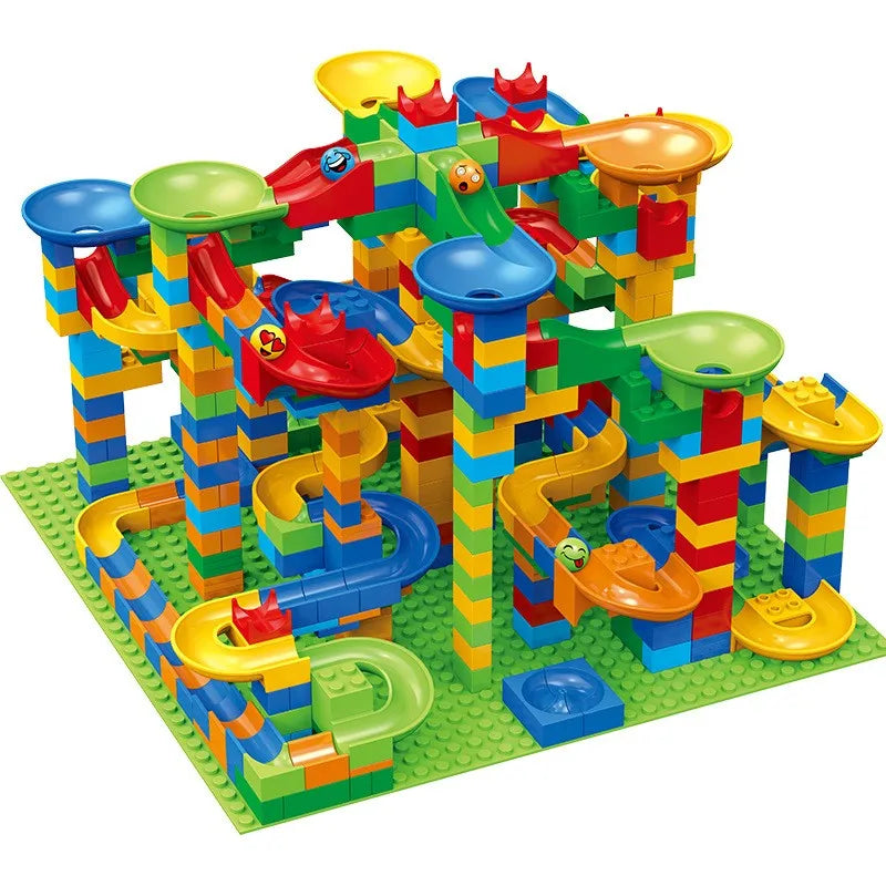 Stavebnicová kuličková dráha Marble Run pro děti od 3 let | STEM konstrukční dráha rozvíjí logické myšlení a jemnou motoriku | Thomler