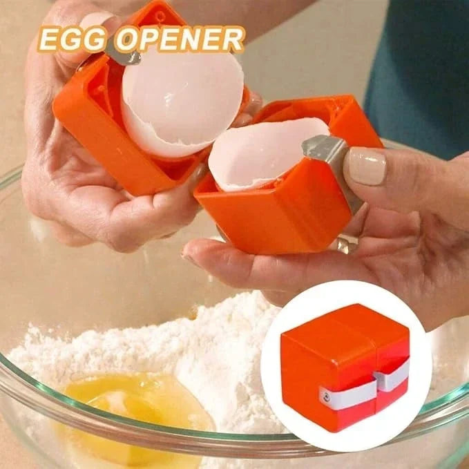 Herramienta para cascar huevos duros — Pelador con resorte