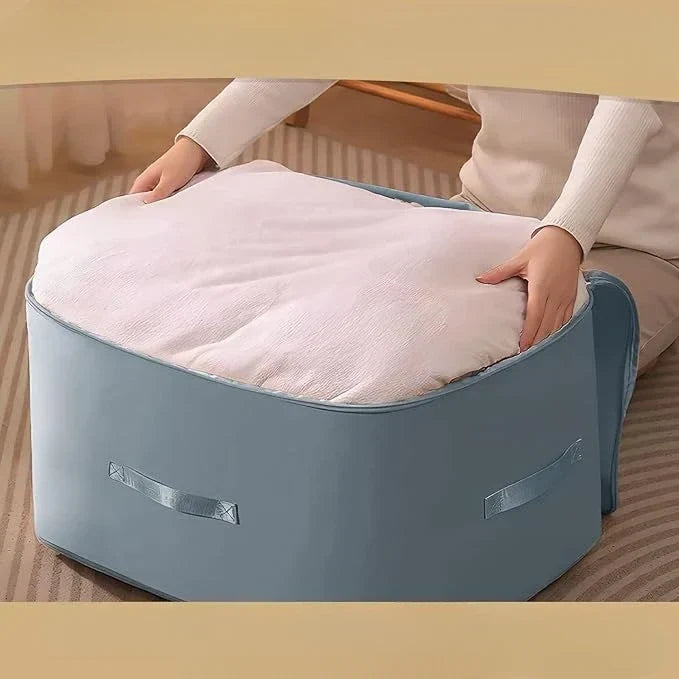 Conjunto de sacos de armazenamento a vácuo - organizador de armário impermeável e empilhável