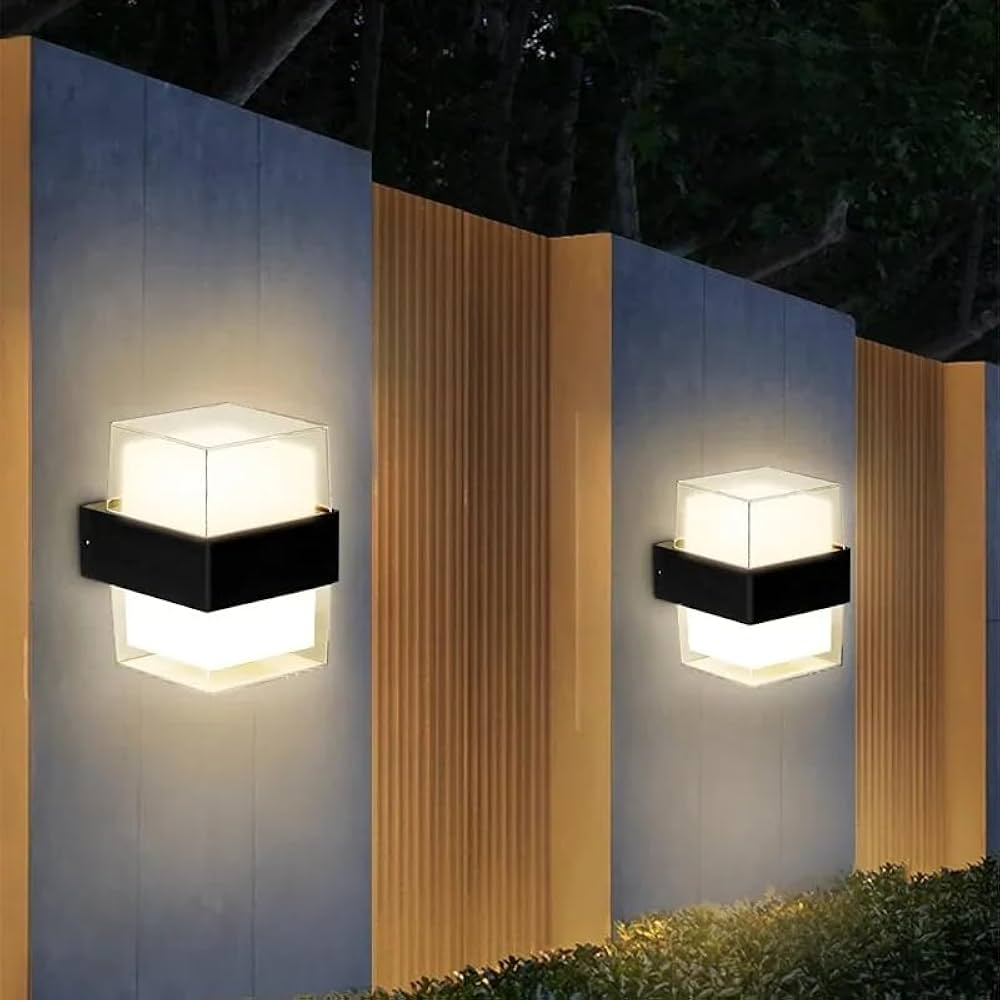 Außen LED Wandleuchte Dual Head Wandmontiert Wetterfest | Euroselle