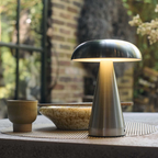 Table Lamp Retro Metal LED Rechargeable USB Powered Bedside Reading Light | Euroselle
