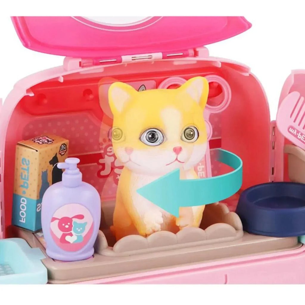 Conjunto portátil de brincadeira de veterinário PawFriend para crianças