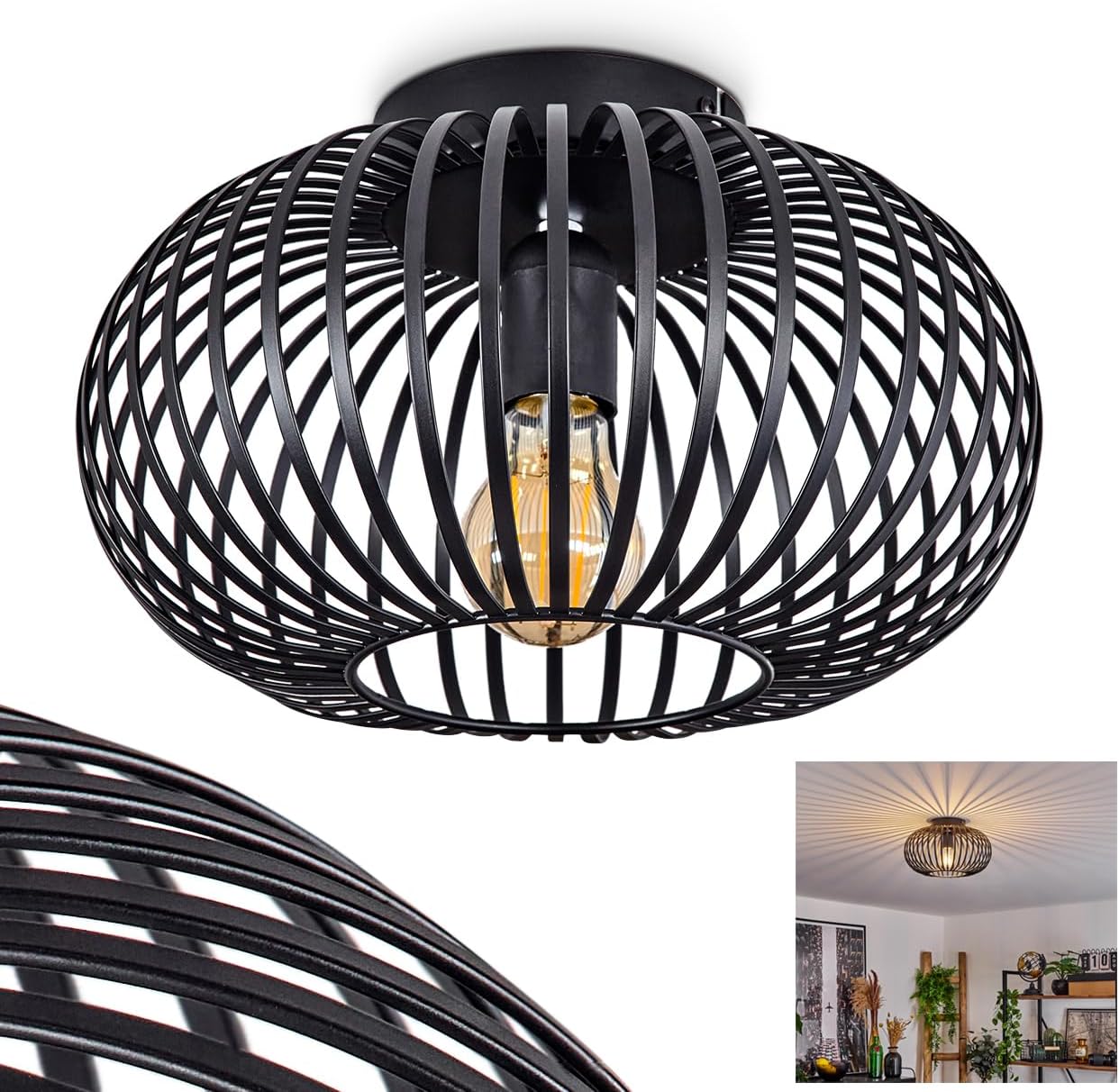 NovaRetro Ceiling Pendant Light In Multiple Colors For Home