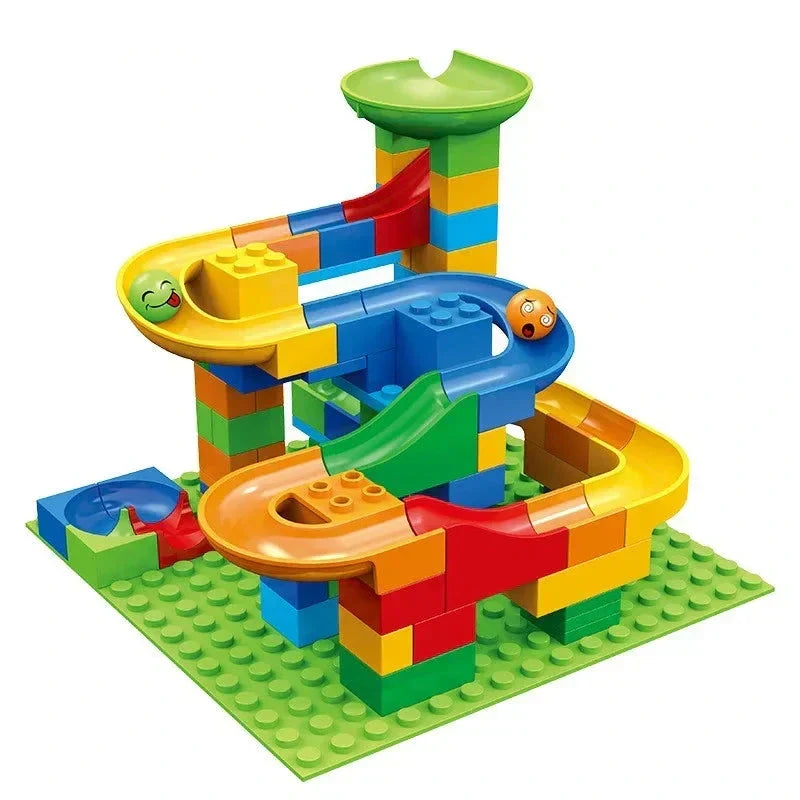 Stavebnicová kuličková dráha Marble Run pro děti od 3 let | STEM konstrukční dráha rozvíjí logické myšlení a jemnou motoriku | Thomler