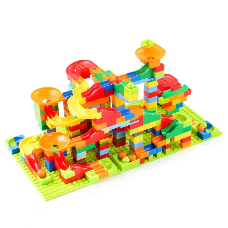 Stavebnicová kuličková dráha Marble Run pro děti od 3 let | STEM konstrukční dráha rozvíjí logické myšlení a jemnou motoriku | Thomler