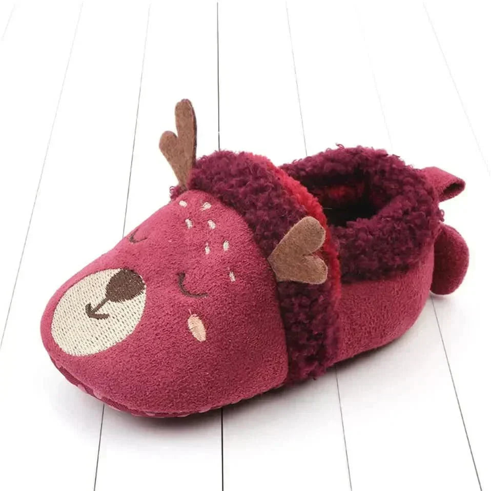 CozyTreads sklisikre tøfler for babyer — SnugPaws-design, såler med sikkert grep