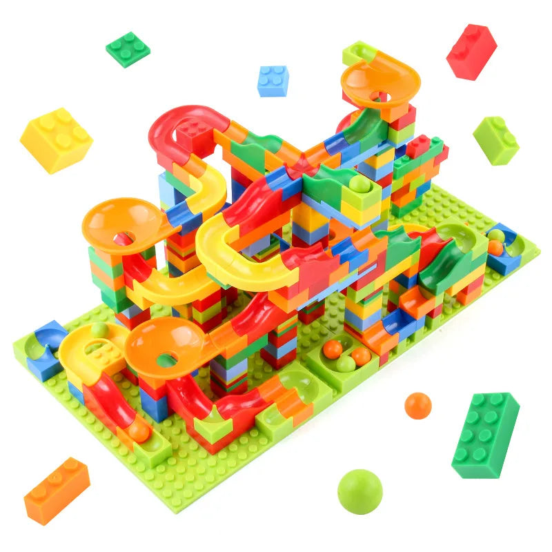 Stavebnicová kuličková dráha Marble Run pro děti od 3 let | STEM konstrukční dráha rozvíjí logické myšlení a jemnou motoriku | Thomler