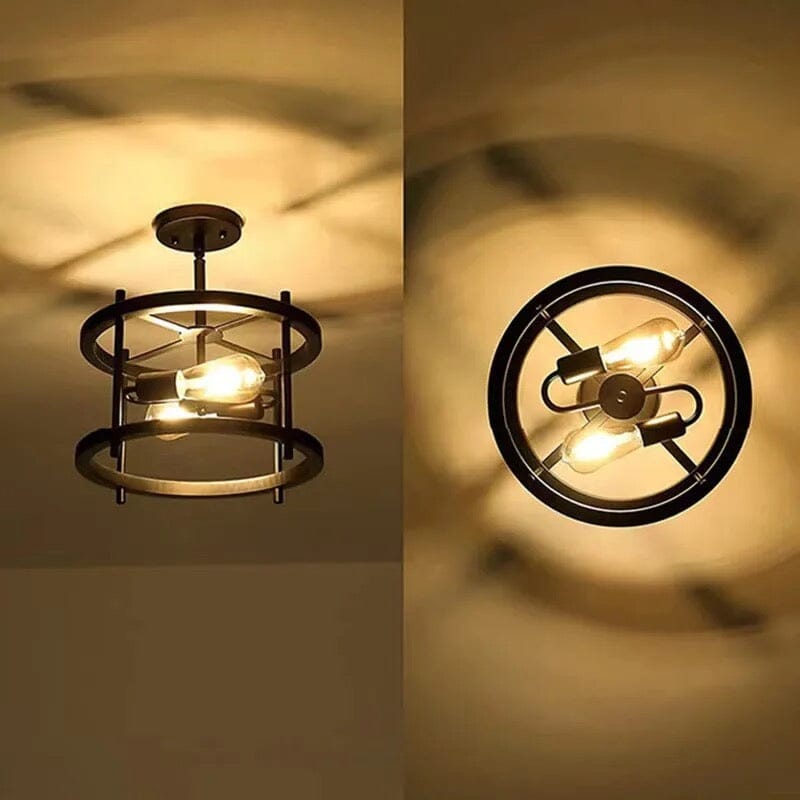 Retro industrielle Windlampe