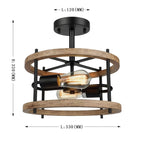 Retro industrielle Windlampe