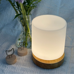 Mini Glass Table Lamp - 360° Illumination for Nightstands | Euroselle