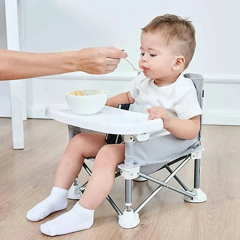 GlideFold Compact Foldable High Chair — Portable Quick-Fold Design
