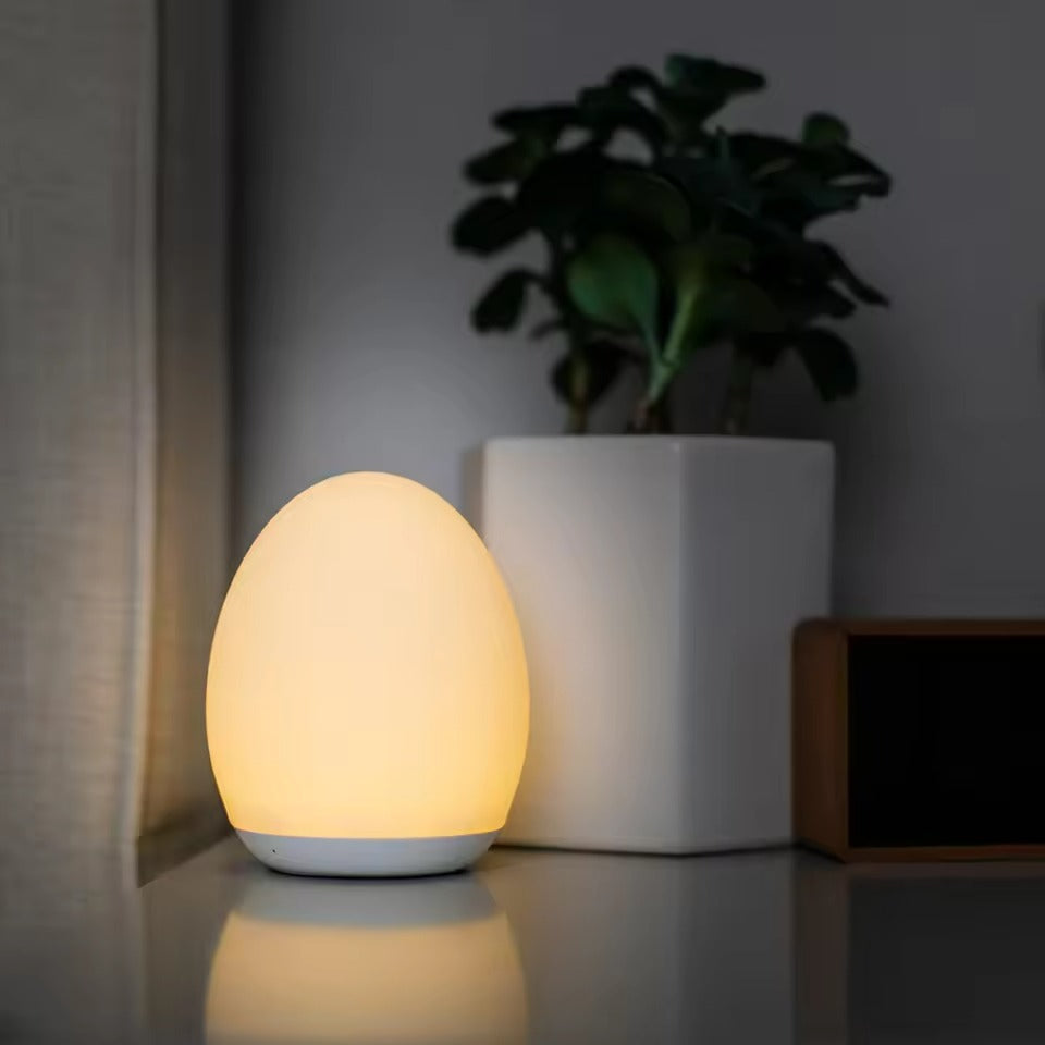 Touch Control LED Night Light with RGB Colors and Warm White, 100h Battery Life, Portable Night Lamp for Baby's Room | Euroselle