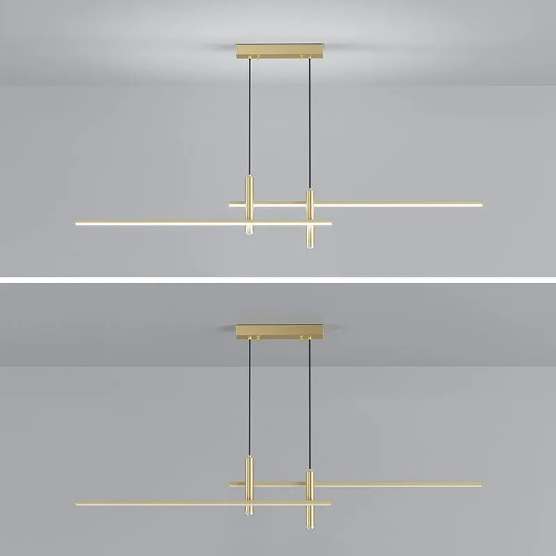 Korren Modern Linear Pendant Light for Dining Room