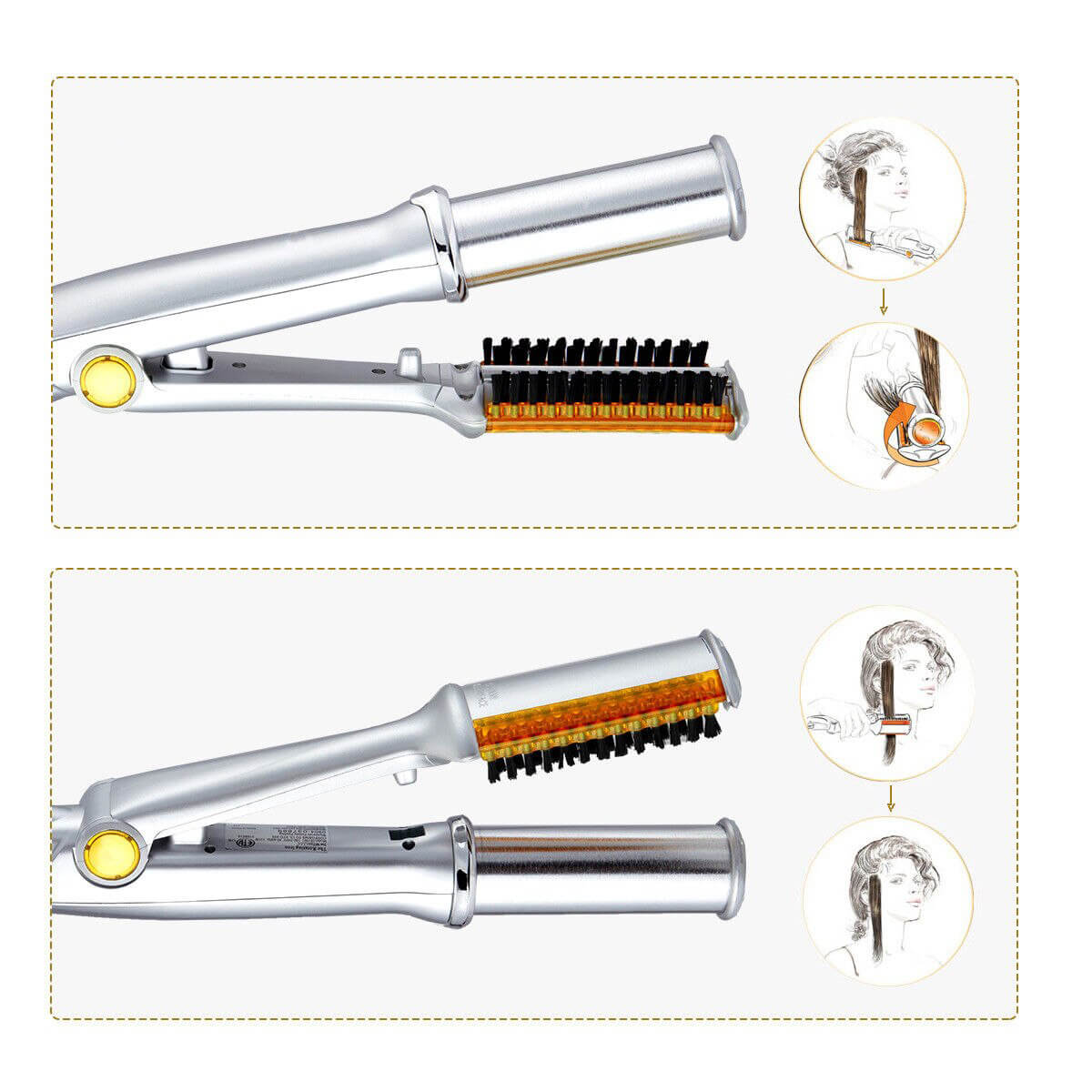 InStyler Max Prime 2-i-1 Hårstyler – Alsidig Krøllejern og Glattejern | Euroselle