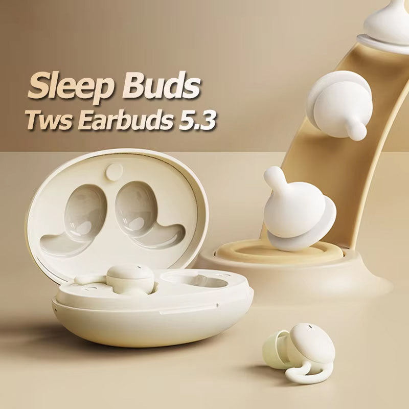 Auricolari per dormire su un fianco — Bluetooth 5.3, batteria da 5 ore