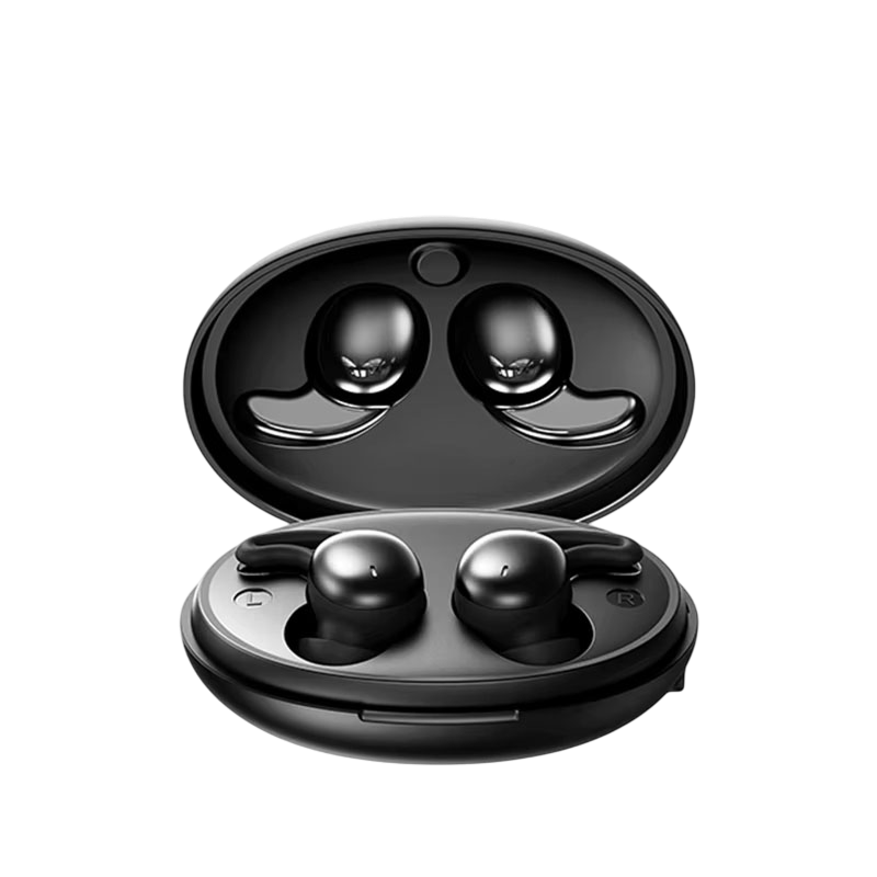 Auricolari per dormire su un fianco — Bluetooth 5.3, batteria da 5 ore