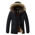 Men’s Winter Parka Jacket — Hooded, Waterproof, Windproof, Insulated
