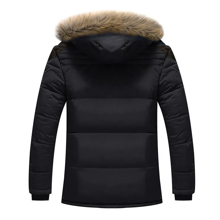 Men’s Winter Parka Jacket — Hooded, Waterproof, Windproof, Insulated