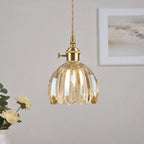Sakura Retro Glass Flower Pendant Light