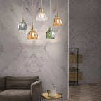 Sakura Retro Glass Flower Pendant Light
