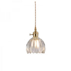 Sakura Retro Glass Flower Pendant Light