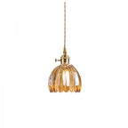 Sakura Retro Glass Flower Pendant Light