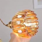 Sakura Retro Glass Flower Pendant Light