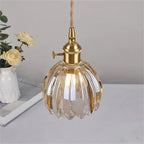 Sakura Retro Glass Flower Pendant Light