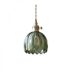 Sakura Retro Glass Flower Pendant Light