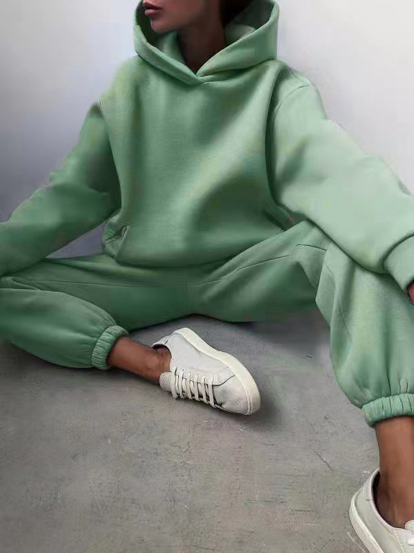 Conjunto de chaqueta con cremallera y pantalones jogger para mujer Euroselle para ropa de ocio